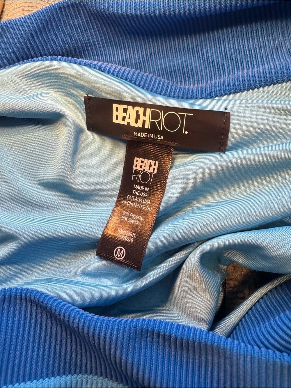 Beach Riot Bikini Solid Highway bikini top and Heidi high waisted bottom NWT - Picture 6 of 7